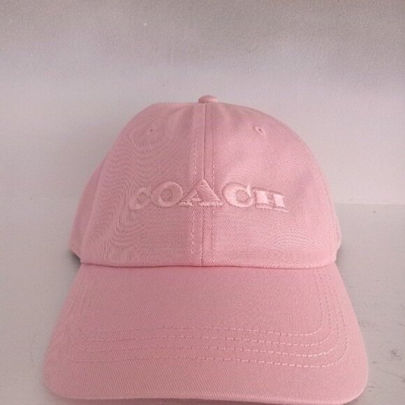 COACH Pink Adjustable Hat NWT - Picture 1 of 5